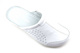 Skórzane klapki damskie lekarskie, sanitarne, medyczne - HELIOS Komfort 281, białe