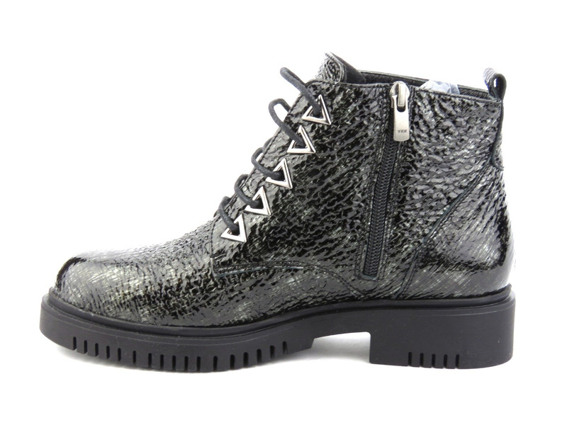 Botki, trapery damskie lakierowane Venezia 106574