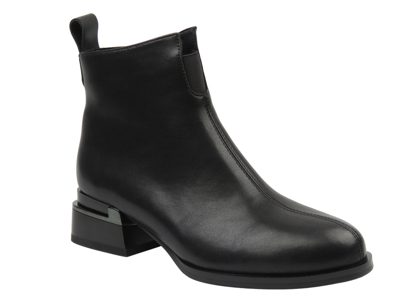 Botki damskie Cambell 25-60324, czarne