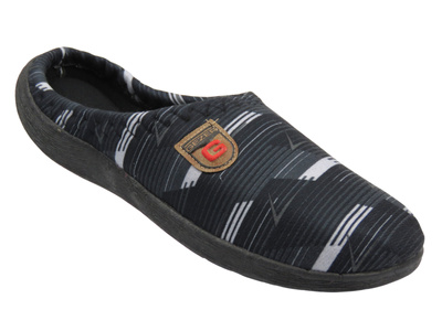 Miękkie kapcie męskie domowe grafitowe Gezer G98A252