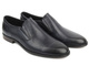 Eleganckie loafersy, półbuty męskie - JOHN DOUBARE A0047-705HB-5G, niebieskie