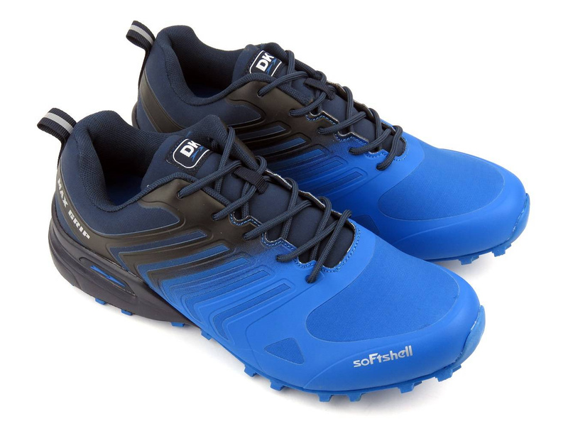 Buty trekkingowe - sportowe męskie (turfy) z Softshell - DK VB16571, granatowo-niebieskie