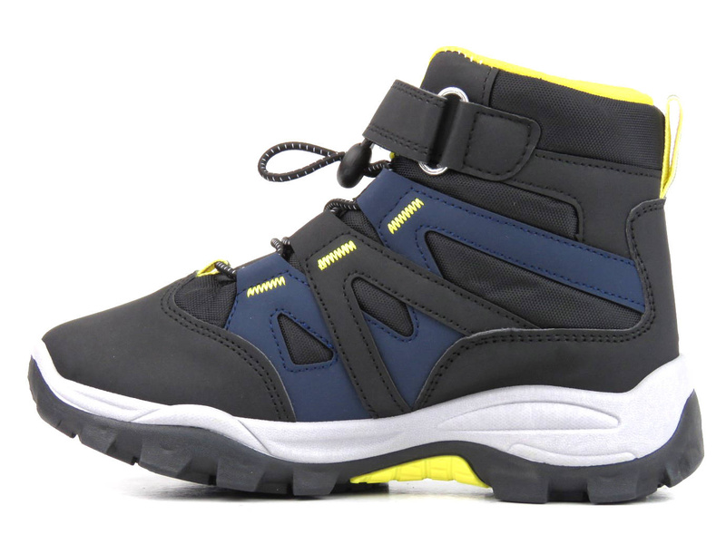 Trzewiki, buty sportowe zimowe dla chłopca - AXIM 23017, czarne