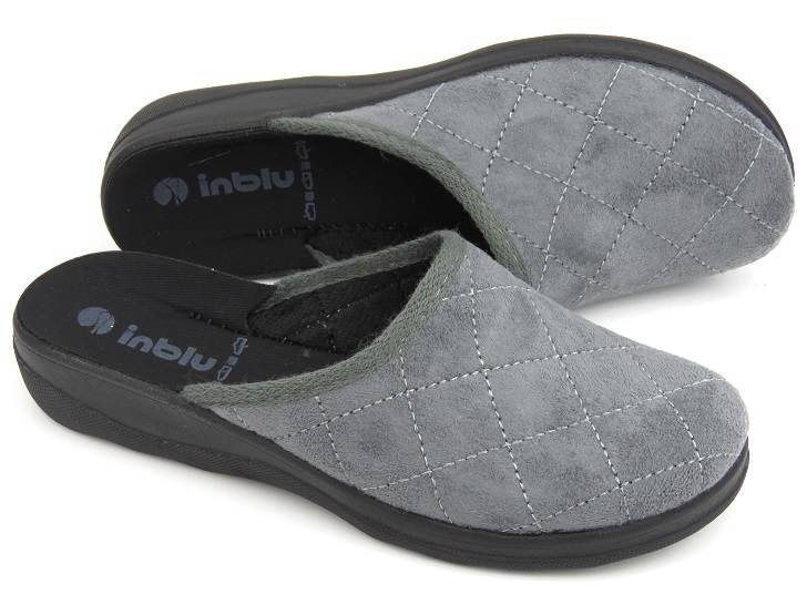 Kapcie damskie domowe Inblu CA-112, szare