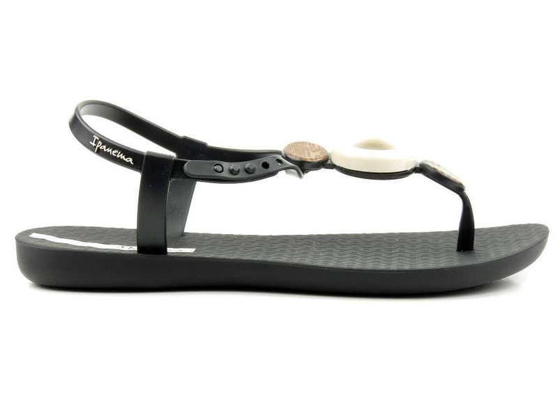 Sandały damskie, japonki gumowe - IPANEMA 26466, czarne