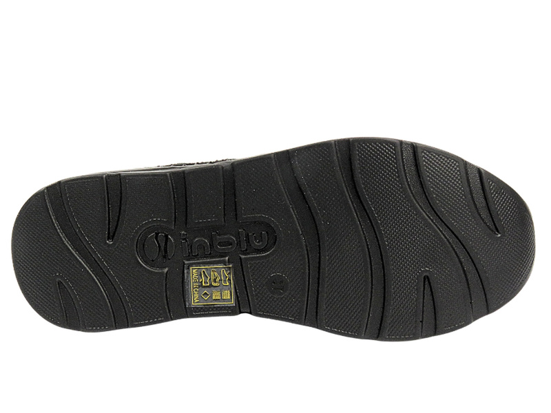 Wsuwane sneakersy damskie - INBLU IN-386, czarne