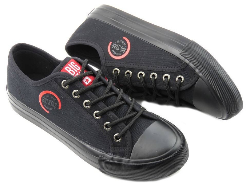 Trampki damskie, buty sportowe Big Star HH274121, czarne