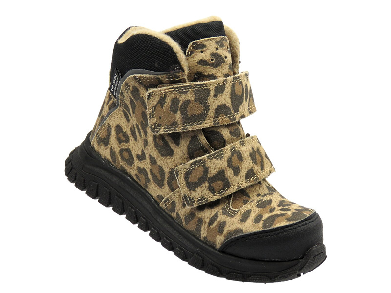 Dziecięce buty zimowe Jamet 2218 beż panterka