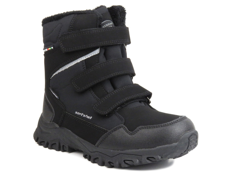 Śniegowce damskie, unisex - AMERICAN CLUB HL99/23, czarne