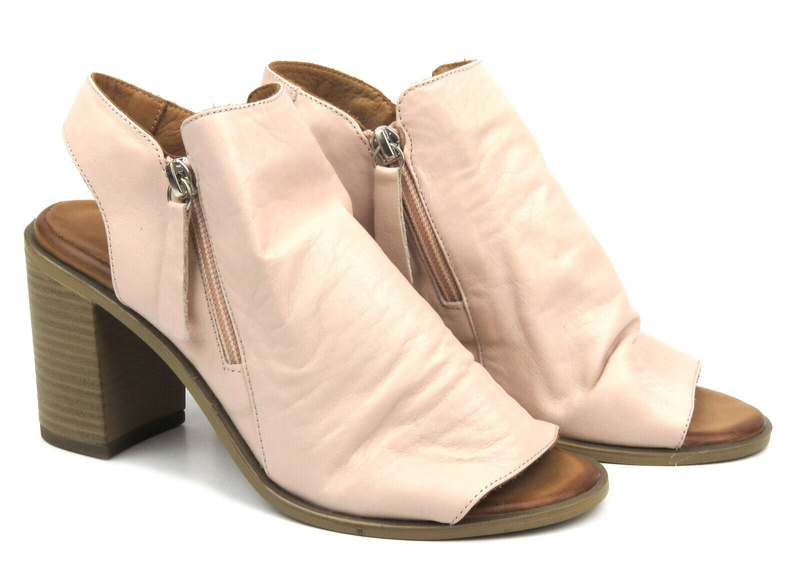 Sandały damskie na obcasie - Venezia 030171324, różowe