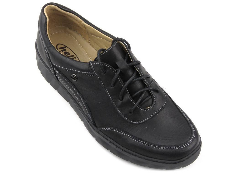 Lekkie i wygodne sneakersy damskie - Helios Komfort 360, czarne