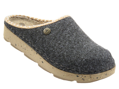 Kapcie damskie filcowe Inblu ED-31 szare