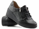 Wygodne półbuty damskie ze skóry - Helios Komfort 334S, czarne