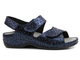 Sandały damskie zdrowotne - Berkemann RINA Stretch 01040, granatowe