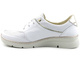 Miękkie, wygodne półbuty damskie ze skóry - HELIOS Komfort 386, białe