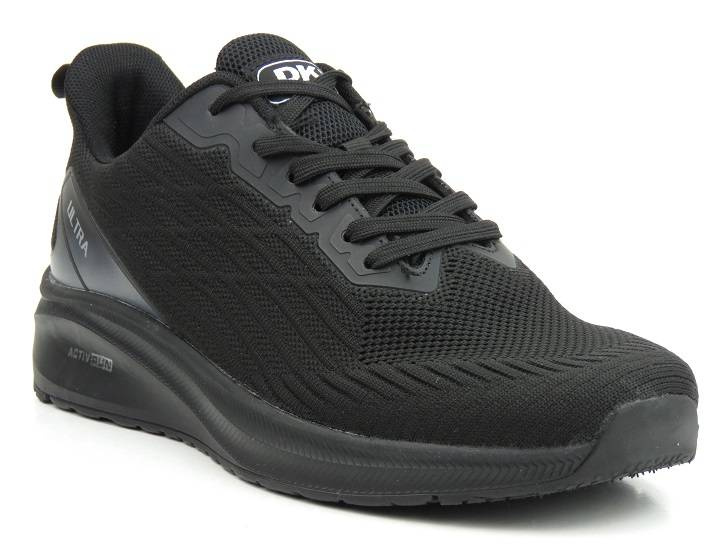 Lekkie sneakersy męskie, adidasy DK Activ Run VB16772, czarne