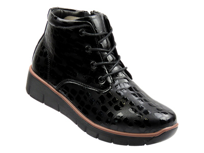 Ocieplane botki damskie - Cambell 25-40317, czarne