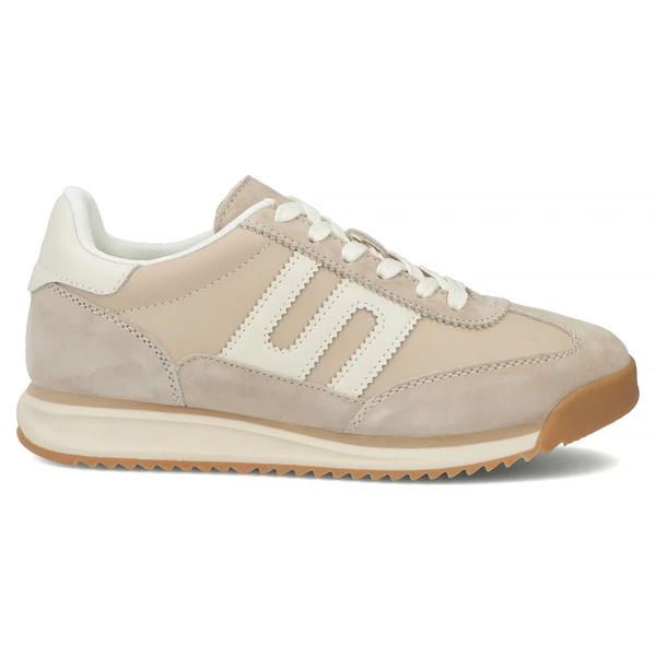 Wygodne damskie sneakersy skórzane Filippo DP7686/26, beżowe