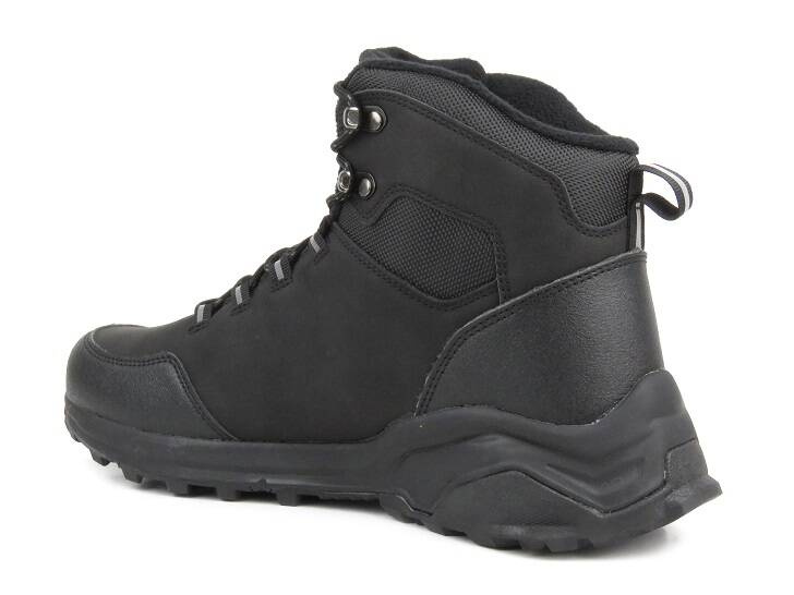 Trekkingi męskie, buty zimowe- Mc Braun 23MN38-6547, czarne
