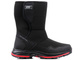 Śniegowce damskie na rzep - DK TECH Aqua Soft Shell 2182, czarno-czerwone
