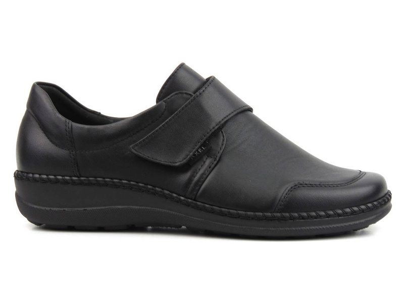 Półbuty damskie o podwyższonej tęgości K - AXEL KOSELA 1705/9705, czarne