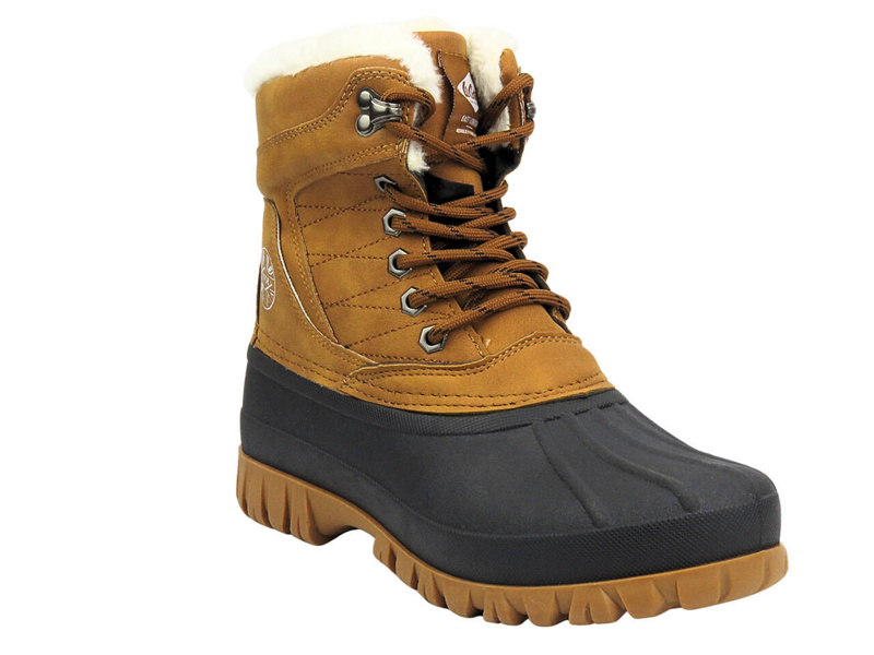 Trapery śniegowce damskie ciepłe - Lee Cooper LCJ-24-44-2869L, brązowe