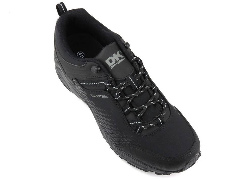 Niskie trekkingi męskie DK Soft Shell 19503, czarne