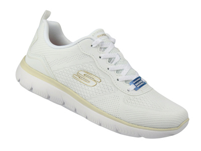 Sportowe buty damskie Skechers 150291 białe – lekkość i wygoda na co dzień