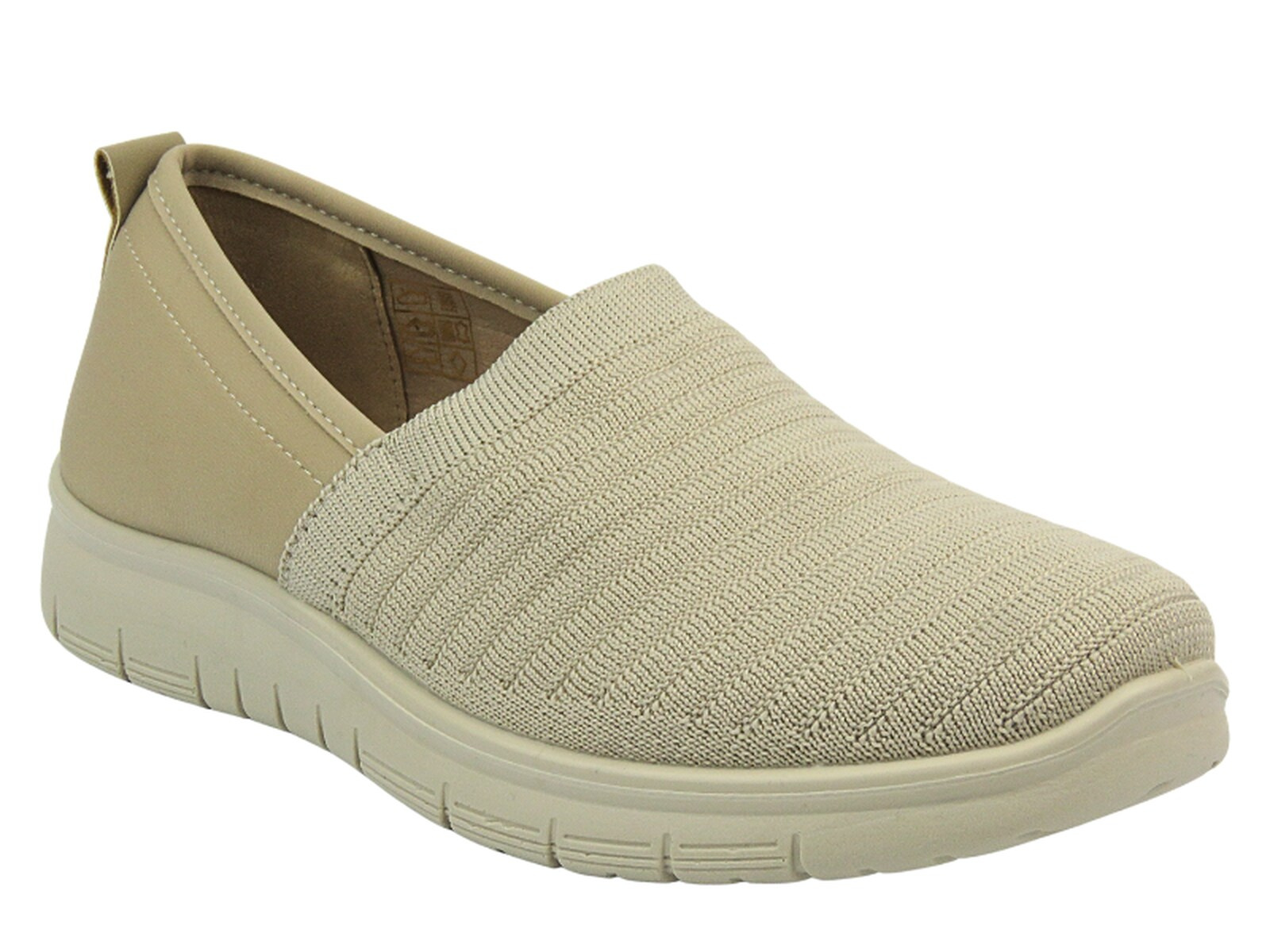 Buty damskie zdrowotne, profilaktyczne beżowe UNISOFT 24TX02-5931