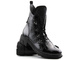 Bogato zdobione botki damskie lakierowane - VENEZIA 018419095, czarne