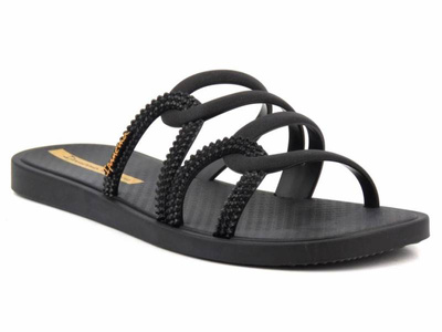 Klapki damskie wegańskie - Ipanema 26979, czarne