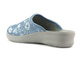 Klapki damskie medyczne ze skórzaną wkładką - Inblu 50-51, jasnoniebieskie