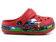 Piankowe klapki, sandałki dziecięce - AMERICAN CLUB NH 45/22 NH 46/22, czerwone