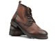 Skórzane botki męskie - Venezia M074603C, brązowe