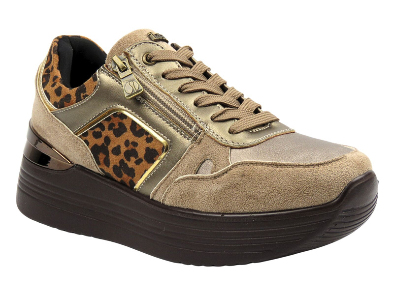 Wygodne półbuty damskie Inblu IN-466, beżowe