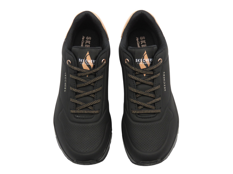 Buty sportowe damskie, adidasy - Skechers 155196, czarne