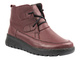 Botki damskie polskiej marki HELIOS Komfort 795, bordowe