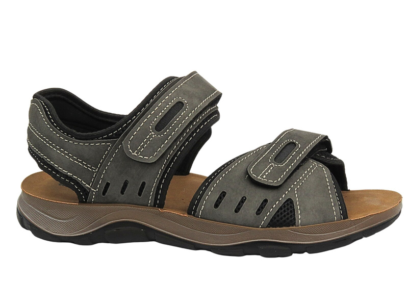 Sandały męskie Memphis 1532-003, szare