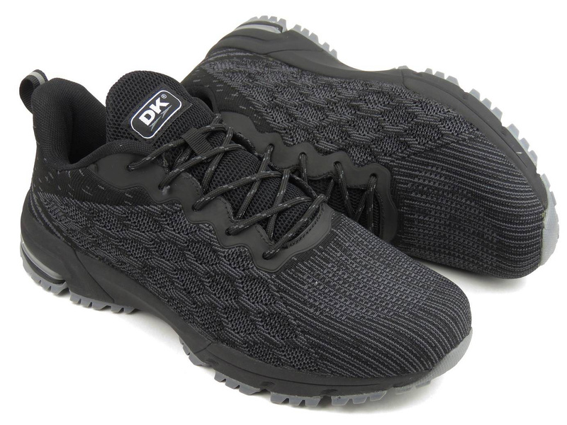 Lekkie sneakersy męskie, adidasy DK VB16759, czarne