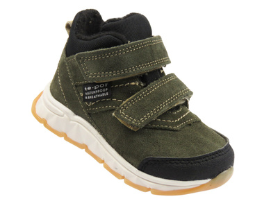 Trzewiki, półbuty dziecięce na rzepy - Jamet 1125, zielone