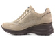 Sneakersy damskie na koturnie - INBLU IN001299, beżowe