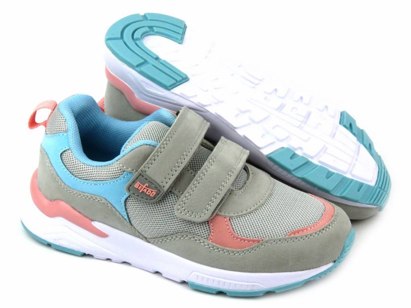 Sneakersy dziecięce, młodzieżowe - BEFADO 516Y238, szare