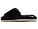Futerkowe kapcie damskie bez noska - INBLU EK-05, czarne