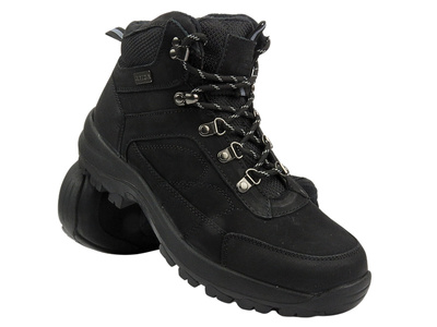 Śniegowce Trekkingi Męskie AMERICAN CLUB CY58/24 Czarne Sznurowane