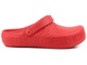 Piankowe klapki damskie, clogsy- BIG STAR II275004, czerwone