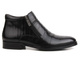 Eleganckie botki męskie na suwak - JOHN DOUBARE H35B-50-183, czarne