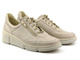 Wygodne, lekkie sneakersy damskie - Wasak  0677, beżowe