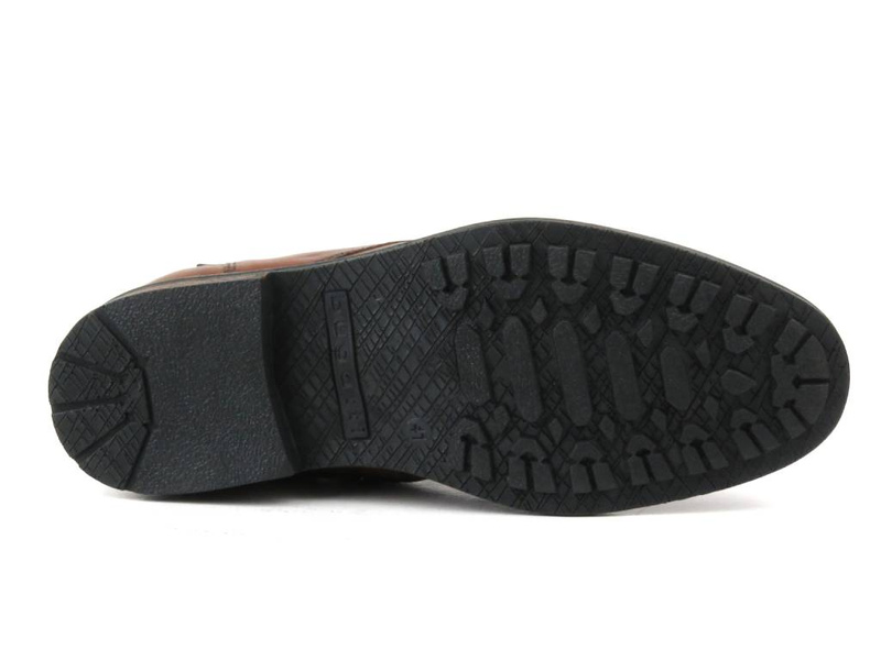 Eleganckie trzewiki męskie Bugatti 311-A8Z33-4100, brązowe