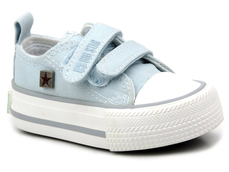 Trampki dziecięce na rzepy Big Star HH374204, niebieskie