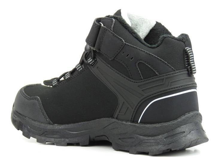 Śniegowce dziecięce z softshell i tripletex - AMERICAN CLUB HL 25/22, czarne